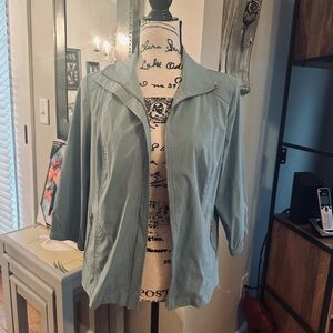 Chico's Zenergy Teal Jacket